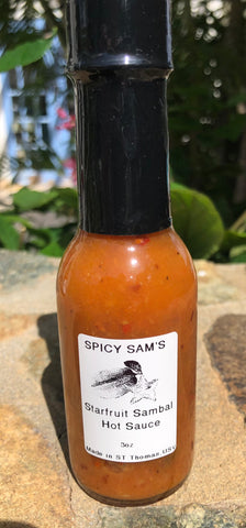 Spicy Sam's Starfruit Sambal Hot Sauce - Hot