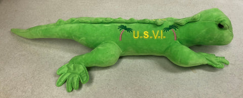 Stuffed USVI Bright Green Iguana 20”