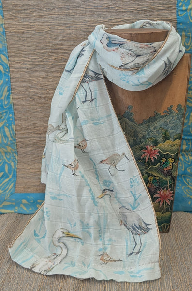 NEW - Watercolor Fashion Scarves by Hibiscus Jazz