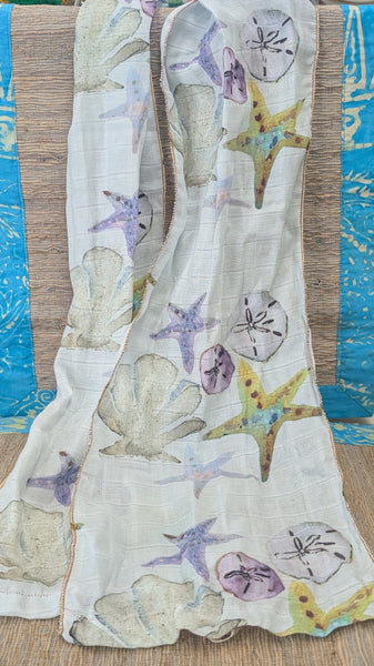 NEW - Watercolor Fashion Scarves by Hibiscus Jazz