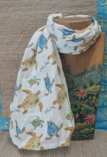 NEW - Watercolor Fashion Scarves by Hibiscus Jazz