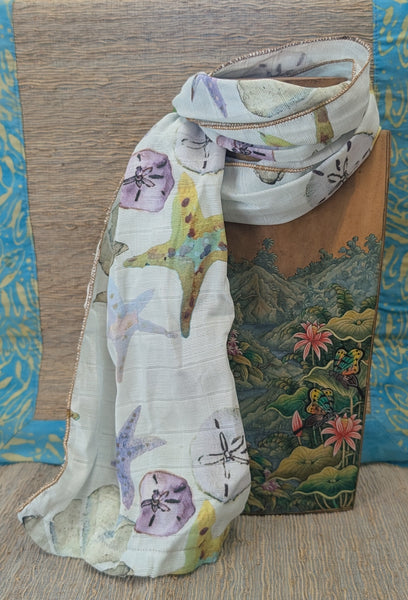 NEW - Watercolor Fashion Scarves by Hibiscus Jazz