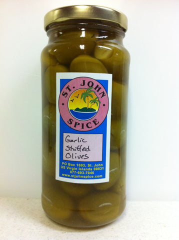 St. John Spice Garlic Stuffed Olives