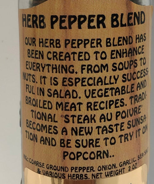 Herb Pepper Blend Grinder from Sunny Caribbee