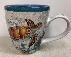 The Journey Begins Caribbean Turtle Mug