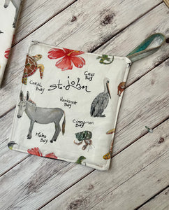 Hibiscus Jazz Pot Holder -  Animal Kingdom