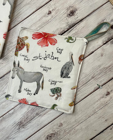 Hibiscus Jazz Pot Holder -  Animal Kingdom