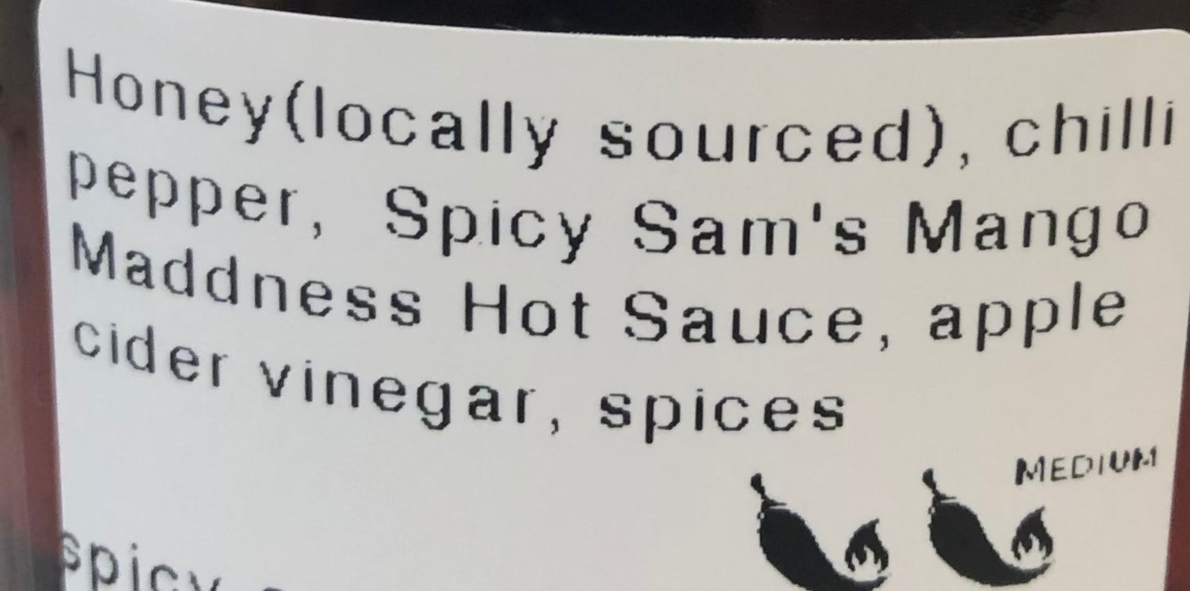 Spicy Sam's Caribbean Hot Honey