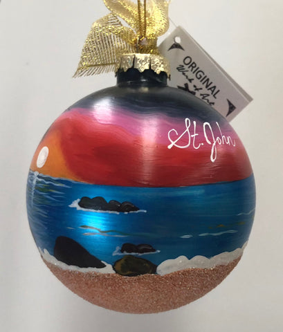 Wildfire Glass Ball Ornament