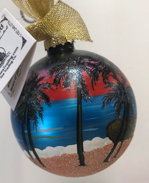 Wildfire Glass Ball Ornament