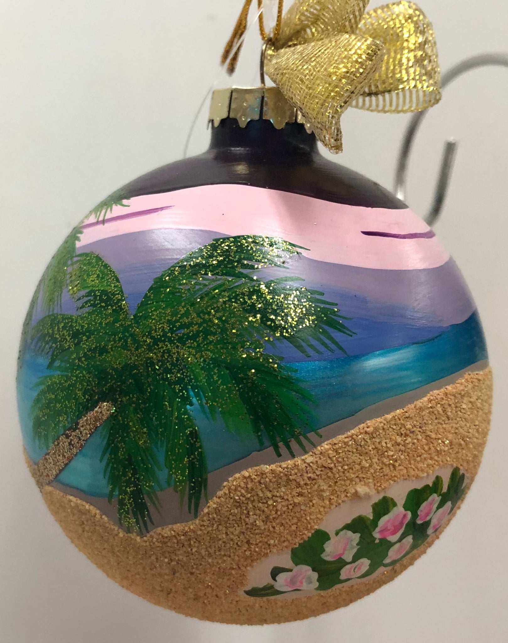 Midnight at the Oasis Glass Ball Ornament