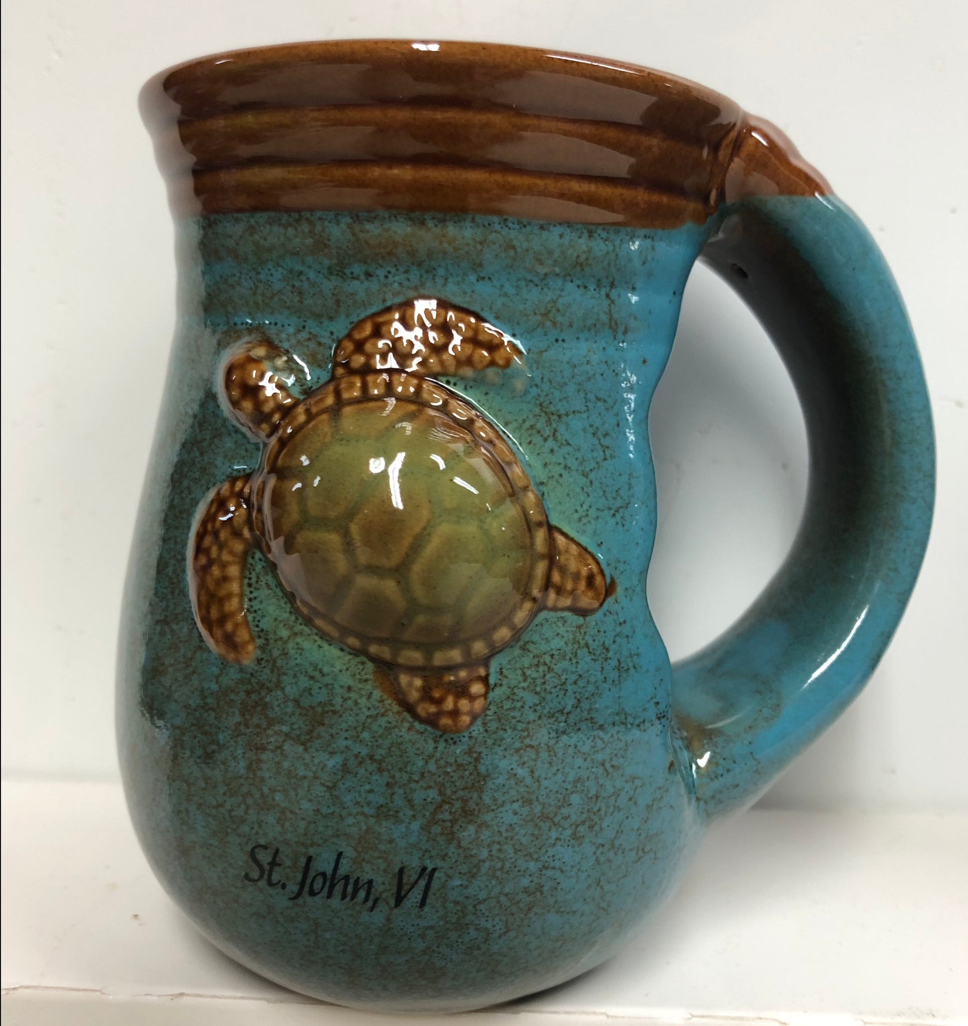 Turtle St. John, VI Handwarmer Mug