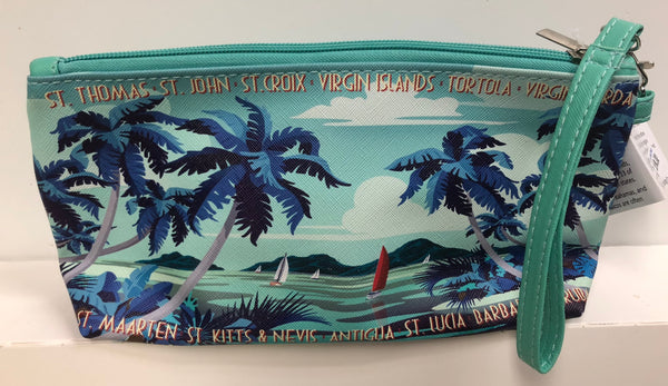 Vintage Island Wristlet