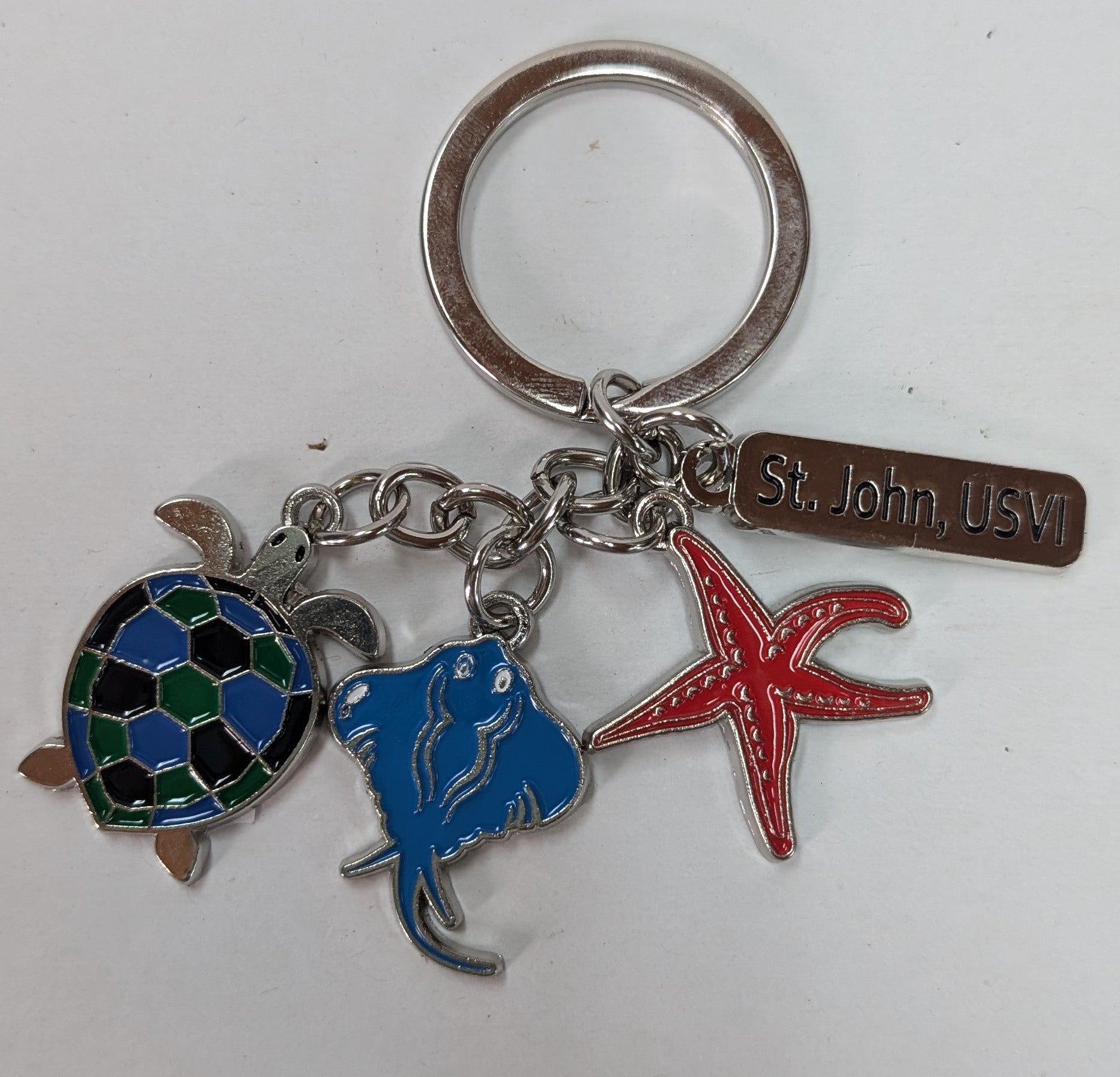 Sea Friends St John, VI Keychain