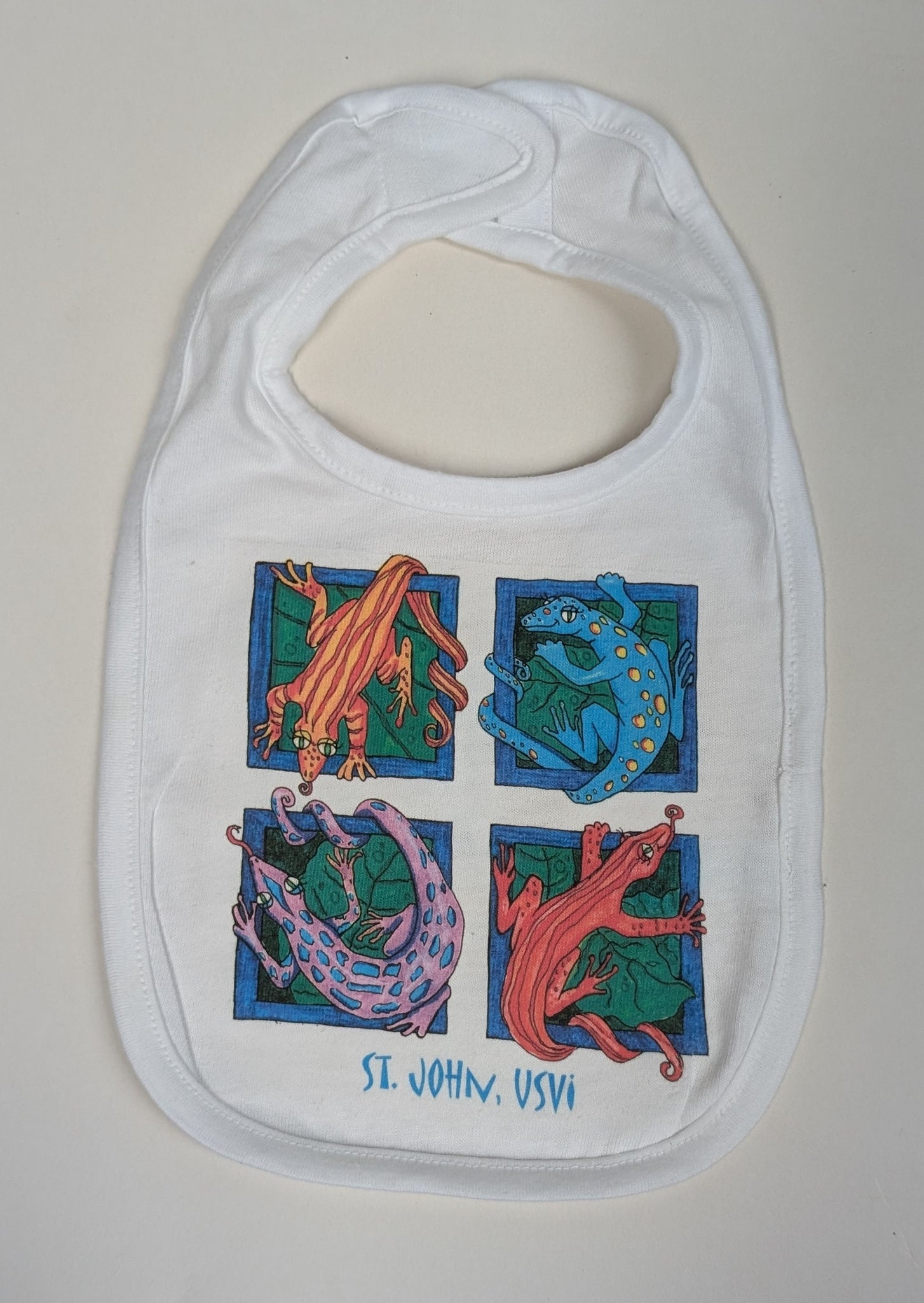 Four Lizards Bib in Organic Cotton