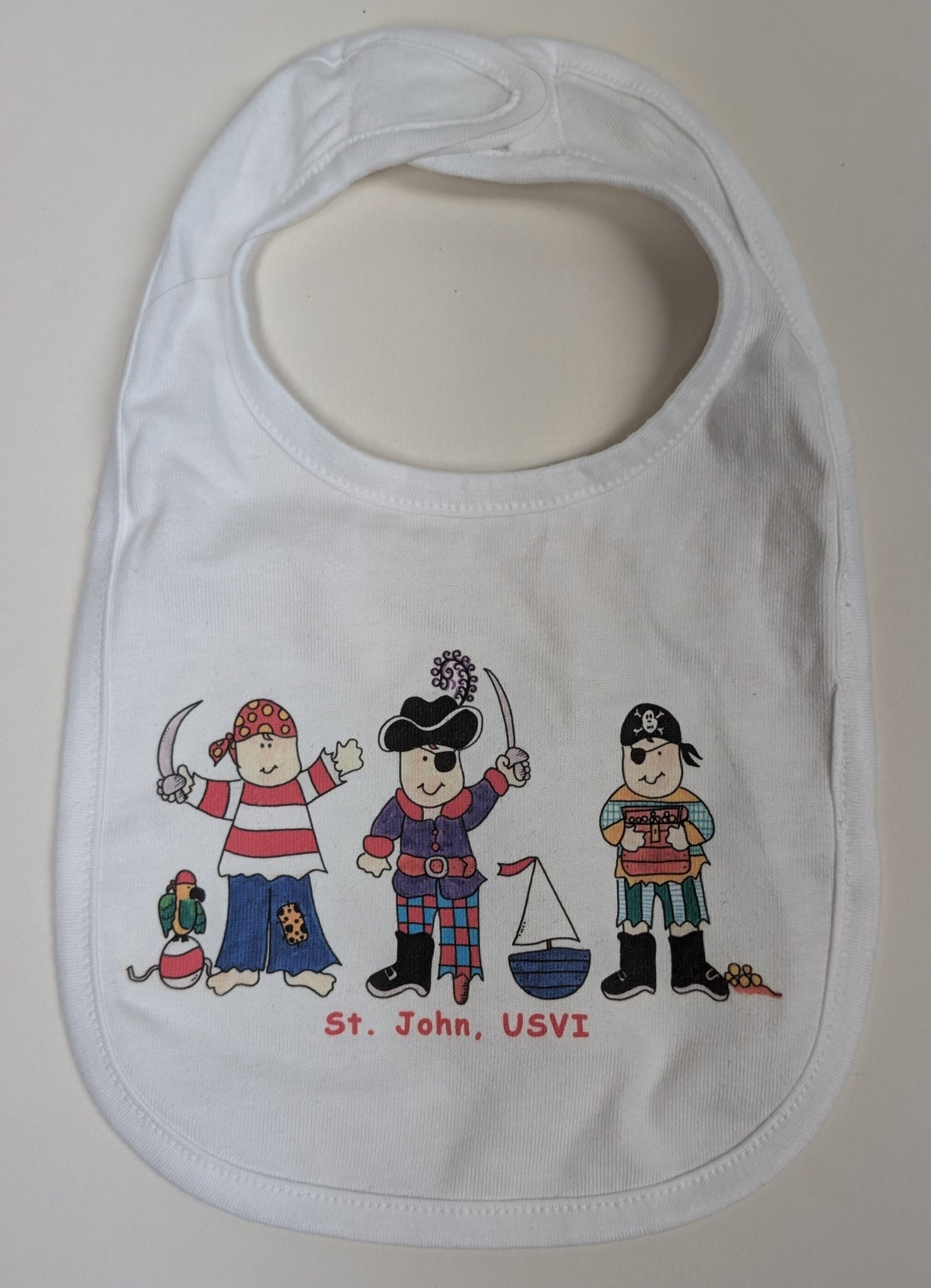 Three Pirates Bib