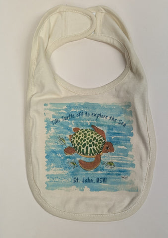 Tilli the Turtle Bib