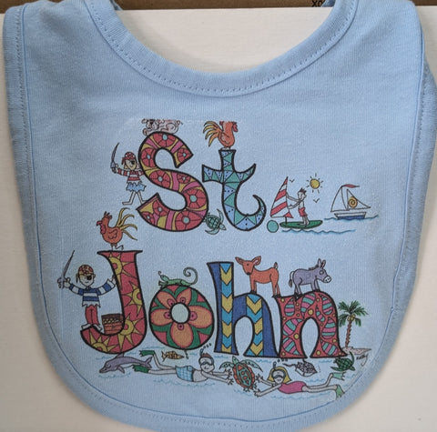 St. John Custom Design Bib in Organic Cotton