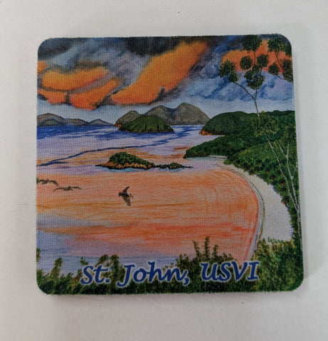 Trunk Bay Overlook Soft Coaster