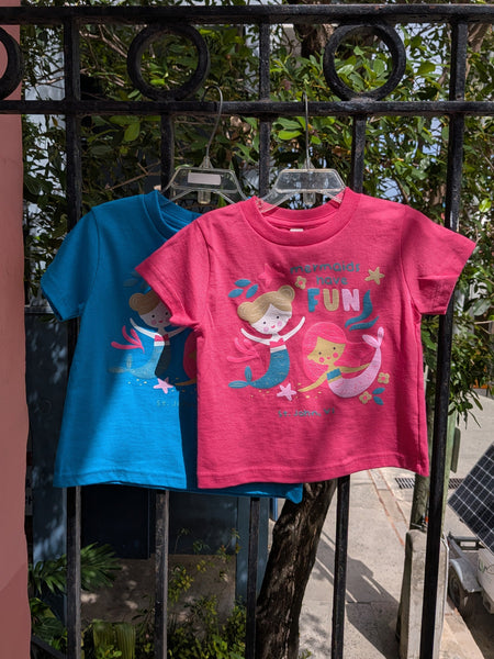 Mermaids Have Fun St. John, VI Youth Tee Shirt