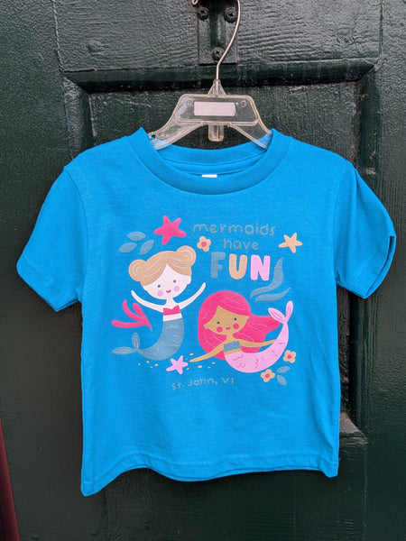 Mermaids Have Fun St. John, VI Youth Tee Shirt