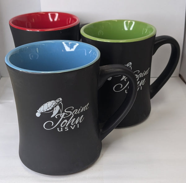 Black Heavy St. John, VI Mug