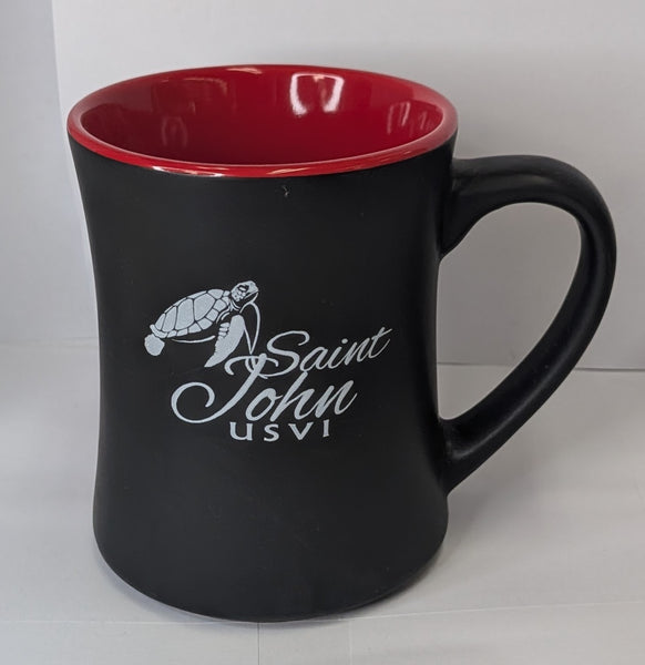 Black Heavy St. John, VI Mug