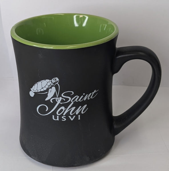 Black Heavy St. John, VI Mug