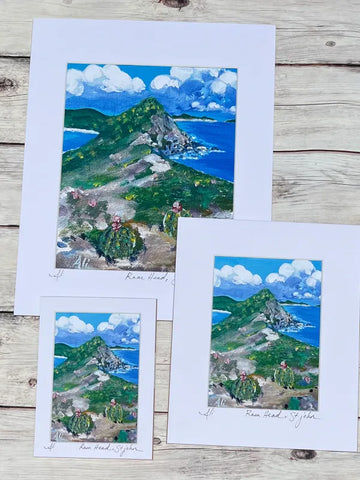 Ram Head St. John VI Matted Print (Vertical)