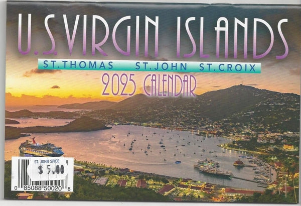 2025 U.S. Virgin Islands Pocket Calendar