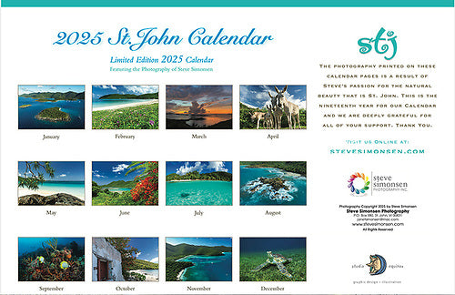 2025 St. John Calendar by Steve Simonsen