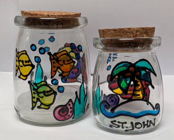 Hand-Painted Spice Jars by Stepho