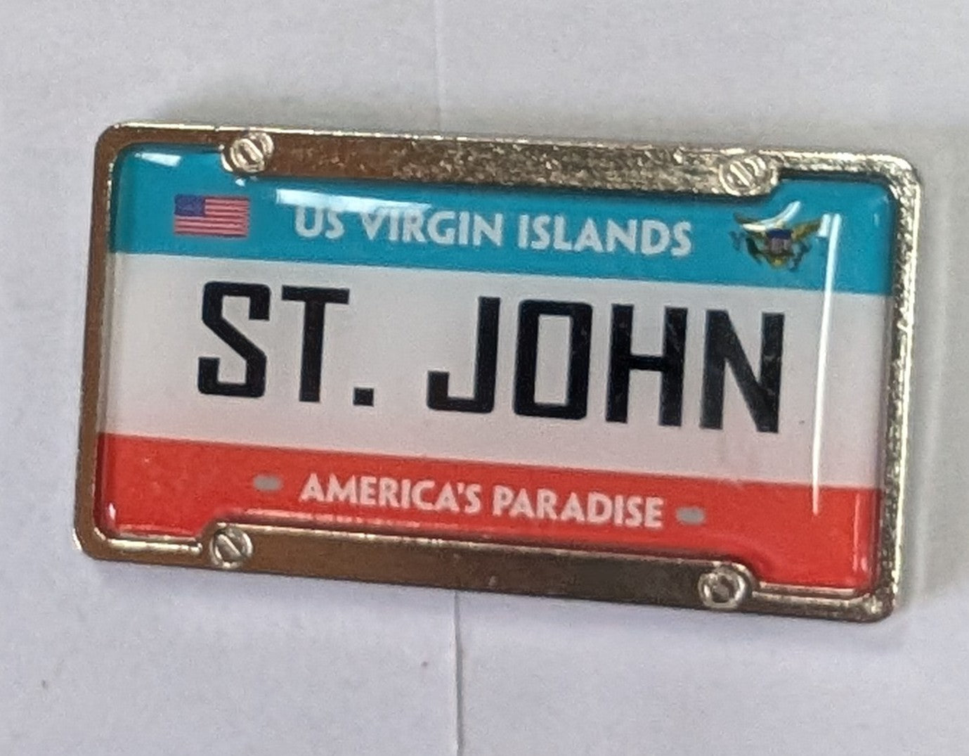 St. John License Plate Magnet