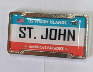 St. John License Plate Magnet