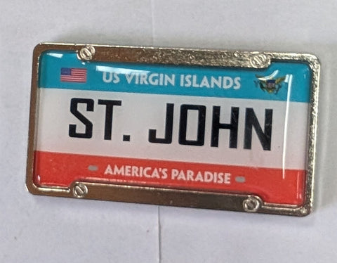 St. John License Plate Magnet