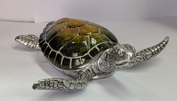 Green Sea Turtle Jewelry Box