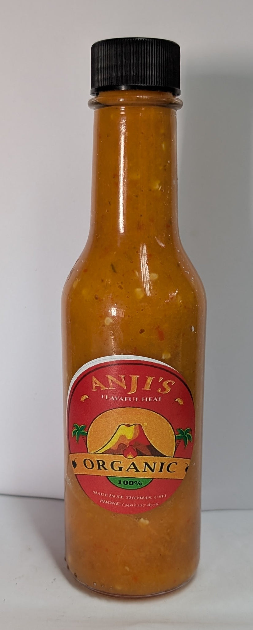 Anji's Flavaful Heat Hot Sauce Hot Habanero Sunset