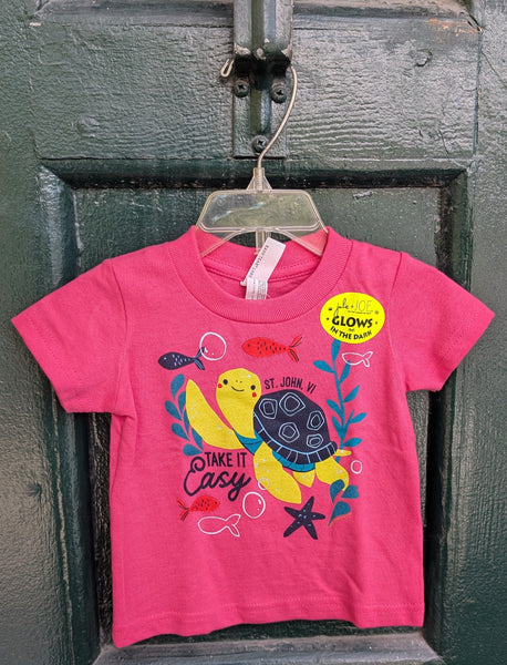 Take it Easy Turtle Youth Tee Shirt