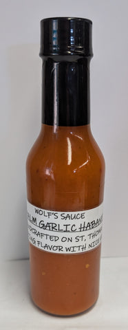 Wolf's Napalm Garlic Habanero Hot Sauce