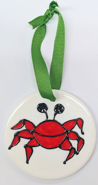 Stepho Hand Painted Picture Ceramic Disc Ornaments