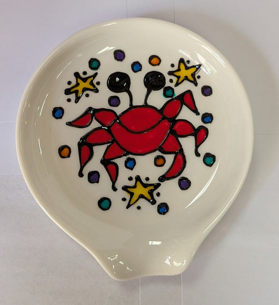 Hand-Painted Tea Bag Plates by Stepho