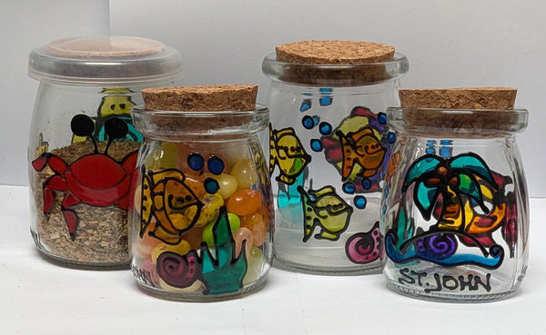 Hand-Painted Spice Jars by Stepho