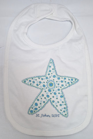 Starfish Bib in Organic Cotton