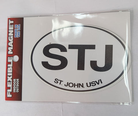 St. John, VI STJ Car Magnet