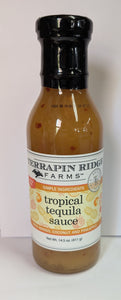Tropical Tequila Sauce with Mango, Coconut and Pineapple