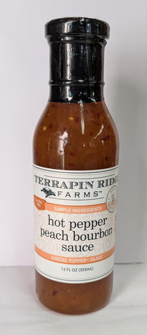 Hot Pepper Peach Bourbon Sauce