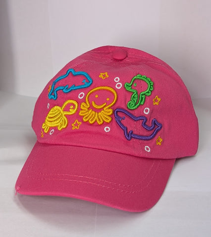 Bubbly Sea Collage Infant Baseball Cap