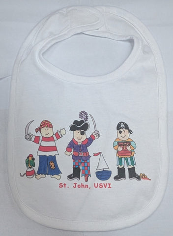 Three Pirates Bib in Organic Cotton
