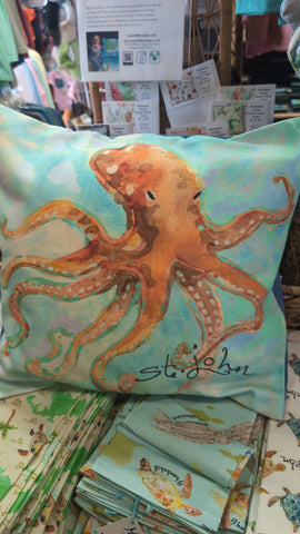 Octopus Pillow Cover