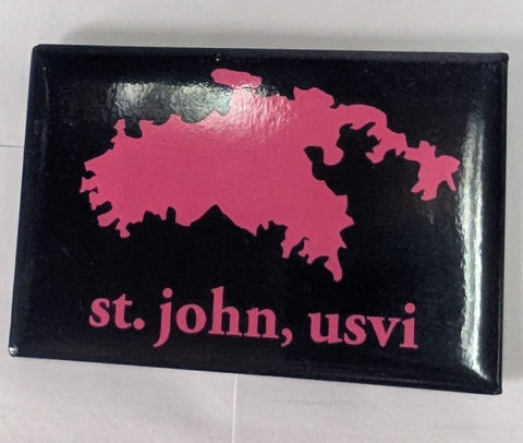 St. John, VI Map Magnet
